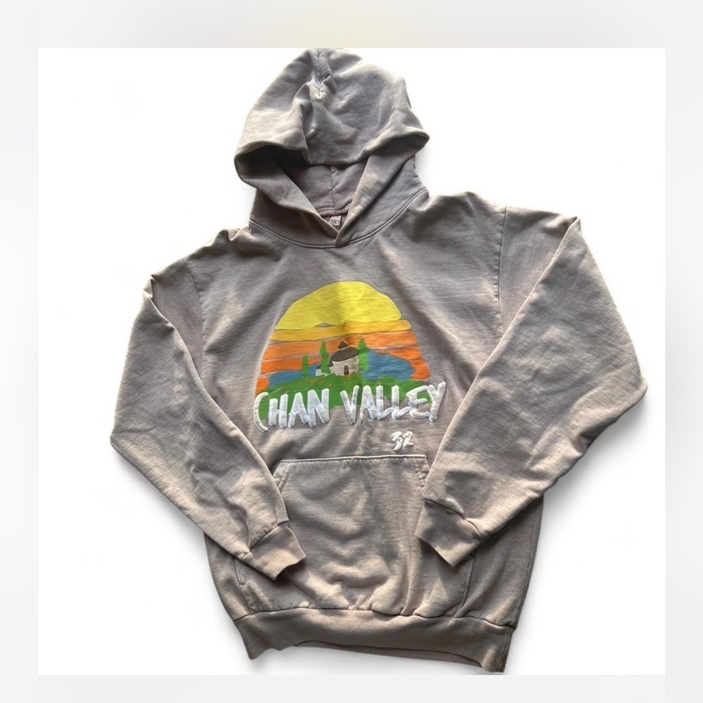 Los Angeles Apparel | Men's 14oz Heavy Fleece Hoodie "Chan Valley" Oversized